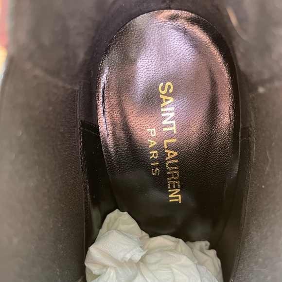 YSL Seta Calf Cordovan boots — size 39. - Picture 8 of 8